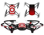 Skin Decal Wrap 2 Pack for DJI Ryze Tello Drone Bullseye Red and White DRONE NOT INCLUDED