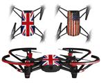 Skin Decal Wrap 2 Pack for DJI Ryze Tello Drone Union Jack 02 DRONE NOT INCLUDED