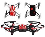 Skin Decal Wrap 2 Pack for DJI Ryze Tello Drone Rising Sun Japanese Flag Red DRONE NOT INCLUDED
