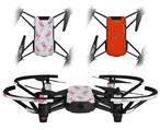 Skin Decal Wrap 2 Pack for DJI Ryze Tello Drone Flamingos on White DRONE NOT INCLUDED
