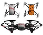 Skin Decal Wrap 2 Pack for DJI Ryze Tello Drone Baseball DRONE NOT INCLUDED