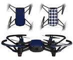 Skin Decal Wrap 2 Pack for DJI Ryze Tello Drone Solids Collection Navy Blue DRONE NOT INCLUDED