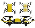Skin Decal Wrap 2 Pack for DJI Ryze Tello Drone Solids Collection Yellow DRONE NOT INCLUDED