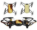 Skin Decal Wrap 2 Pack for DJI Ryze Tello Drone Mystic Vortex Yellow DRONE NOT INCLUDED