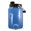 Skin Decal Wrap for Yeti Half Gallon Jug Bubbles Blue - JUG NOT INCLUDED by WraptorSkinz