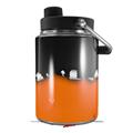 Skin Decal Wrap for Yeti Half Gallon Jug Ripped Colors Black Orange - JUG NOT INCLUDED by WraptorSkinz