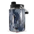 Skin Decal Wrap for Yeti Half Gallon Jug HEX Mesh Camo 01 Blue - JUG NOT INCLUDED by WraptorSkinz
