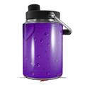 Skin Decal Wrap for Yeti Half Gallon Jug Raining Purple - JUG NOT INCLUDED by WraptorSkinz