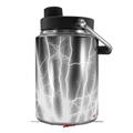 Skin Decal Wrap for Yeti Half Gallon Jug Lightning White - JUG NOT INCLUDED by WraptorSkinz