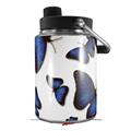 Skin Decal Wrap for Yeti Half Gallon Jug Butterflies Blue - JUG NOT INCLUDED by WraptorSkinz