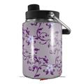 Skin Decal Wrap for Yeti Half Gallon Jug Victorian Design Purple - JUG NOT INCLUDED by WraptorSkinz