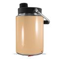 Skin Decal Wrap for Yeti Half Gallon Jug Solids Collection Peach - JUG NOT INCLUDED by WraptorSkinz