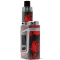 Skin Decal Wraps for Smok AL85 Alien Baby Skulls Confetti Red VAPE NOT INCLUDED