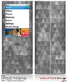 iPod Nano 4G Skin Triangle Mosaic Gray