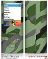 iPod Nano 4G Skin Camouflage Green