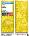 iPod Nano 4G Skin Triangle Mosaic Yellow