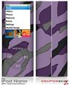 iPod Nano 4G Skin Camouflage Purple