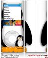 iPod Nano 4G Skin Penguins on White