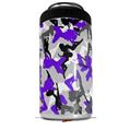 WraptorSkinz Skin Decal Wrap compatible with Yeti 16oz Tal Colster Can Cooler Insulator Sexy Girl Silhouette Camo Purple (COOLER NOT INCLUDED)