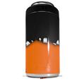 WraptorSkinz Skin Decal Wrap compatible with Yeti 16oz Tal Colster Can Cooler Insulator Ripped Colors Black Orange (COOLER NOT INCLUDED)