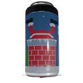WraptorSkinz Skin Decal Wrap compatible with Yeti 16oz Tal Colster Can Cooler Insulator Ugly Holiday Christmas Sweater - Incoming Santa (COOLER NOT INCLUDED)