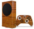WraptorSkinz Skin Wrap compatible with the 2020 XBOX Series S Console and Controller Wood Grain - Oak 01 (XBOX NOT INCLUDED)