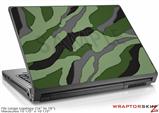 Large Laptop Skin Camouflage Green