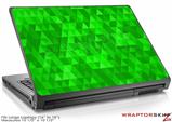 Large Laptop Skin Triangle Mosaic Green