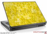 Large Laptop Skin Triangle Mosaic Yellow
