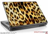 Large Laptop Skin Fractal Fur Leopard