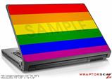 Large Laptop Skin Rainbow Stripes