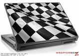 Large Laptop Skin Checkered Racing Flag