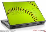 Large Laptop Skin Softball