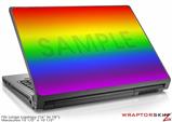 Large Laptop Skin Smooth Fades Rainbow