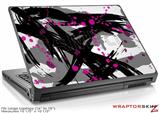 Large Laptop Skin Abstract 02 Pink