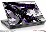 Large Laptop Skin Abstract 02 Purple