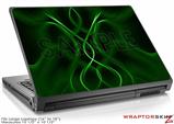 Large Laptop Skin Abstract 01 Green