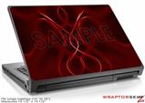 Large Laptop Skin Abstract 01 Red