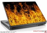 Large Laptop Skin Open Fire