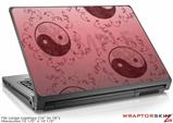 Large Laptop Skin Feminine Yin Yang Red