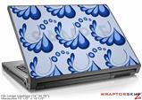 Large Laptop Skin Petals Blue