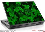 Large Laptop Skin St Patricks Clover Confetti