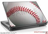 Large Laptop Skin Baseball