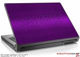 Large Laptop Skin Simulated Brushed Metal Purple