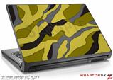 Large Laptop Skin Camouflage Yellow