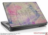 Medium Laptop Skin Pastel Abstract Pink and Blue