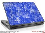Medium Laptop Skin Triangle Mosaic Blue