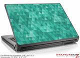 Medium Laptop Skin Triangle Mosaic Seafoam Green