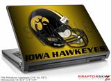 Medium Laptop Skin Iowa Hawkeyes Helmet