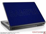 Medium Laptop Skin Carbon Fiber Blue